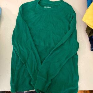 Waffle cotton long sleeve